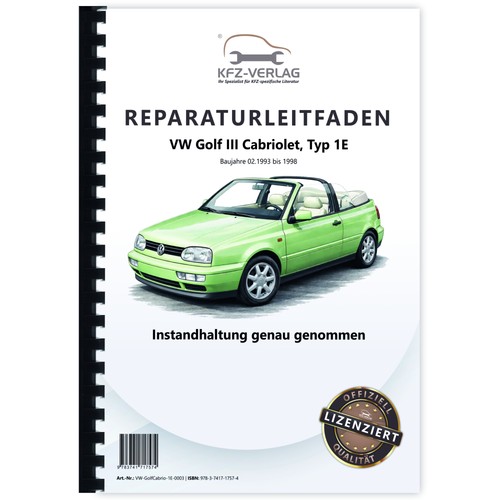Golf cabrio 1e 1v - vw, cabrio,